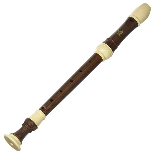 Treble alto recorder - key, of