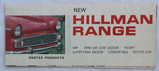 HILLMAN RANGE UK Car Sales