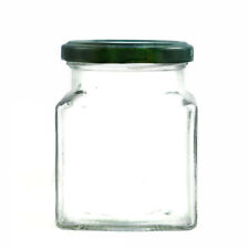 Glass Square Jam Jars 200g 282