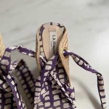 LK Bennett UK Ankle Tie Wedges