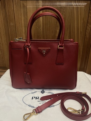 Prada galleria saffiano - saffiano, red