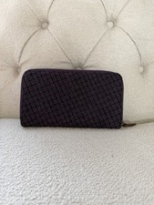 Tartan  Woollen Style Purple Purse