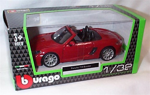Porsche 718 boxster red - in,