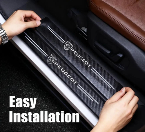 5pcs peugeot carbon fibre - carbon,