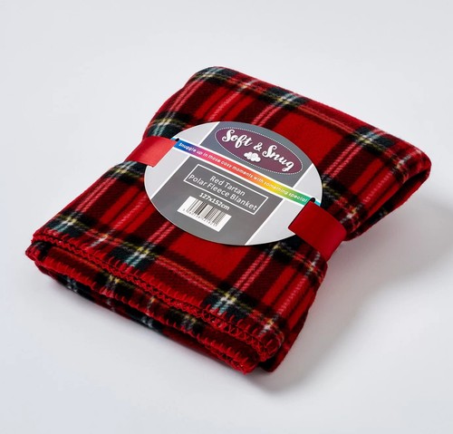 Fleece throw blanket sofa - throw, bed