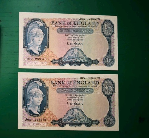 Bank england five - of,