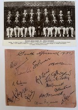 South African Autograph Sheet