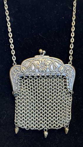 Antique silverplate small mesh - small,