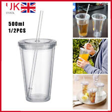 1/2Pcs 500ml Double Walled Cup