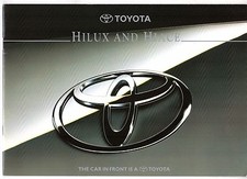 Toyota Hiace & Hilux 1994-95 UK Market Sales Brochure Compact LWB 4WD