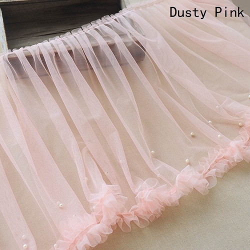 35cm wide pleated - 35cm, sheer