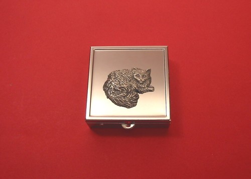 Cat design square - square, trinket