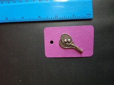 Tennis Rackets Pin Badge