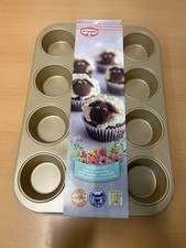 Dr. Oetker 12 hole Muffin Cooking Tray Metal (Brand New) Free P+P