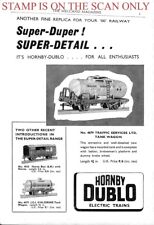 1950s HORNBY-DUBLO Rolling Stock ADVERT Traffic Services Wagon Print Ad 701/74