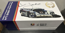 Jacky Ickx & Derek Bell SIGNED WERK 1:18  Porsche 956  Le Mans 1982  Winners