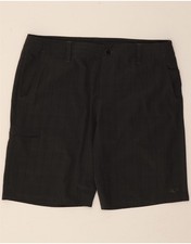 O'NEILL Mens Cargo Shorts W36 Large Grey Check Polyester DL19