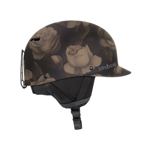 Peaked snowboard helmet - peaked, medium