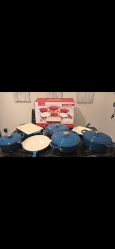 7pc cast iron cookware - 7pc,