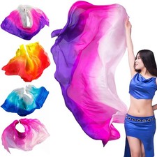 100% Silk Belly Dance Veils