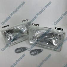 Fits Talbot Express Fiat Ducato C25 Headlights Pair Headlamps Hymer Pilote