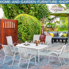 7 Piece Garden Dining Set 6