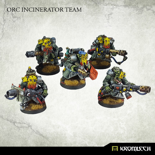 Kromlech orc incinerator team - kromlech,