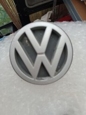 VW CORRADO REAR VW BADGE SPRAYED SILVER VR6 G60 16V 8V 357853601 GENUINE