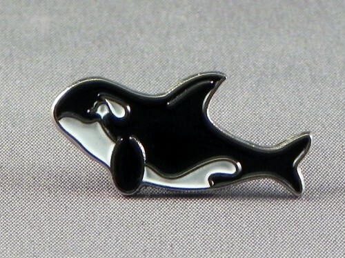 Orca killer whale - orca, pin