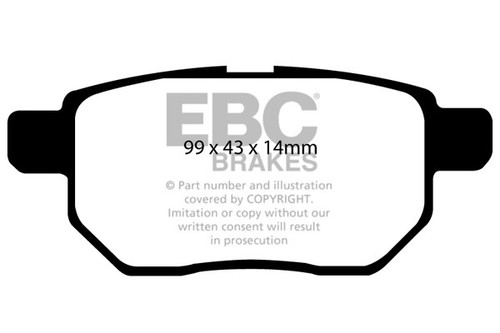 Ebc ultimax rear brake pads - ebc,