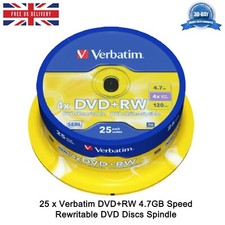Verbatim DVD+RW 4x Speed 4.7GB