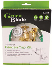 Outside Garden Tap Brass Kit Self Cutting Through Wall Installation