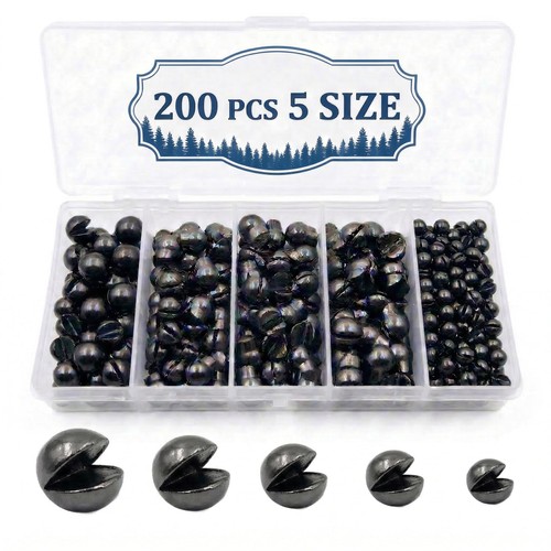 200pcs split shot fishing - 200pcs,