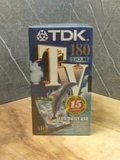 X5 TDK TV 180 VHS Pack Blank