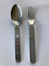 GDR Military Cutlery - NVA Fork and spoon