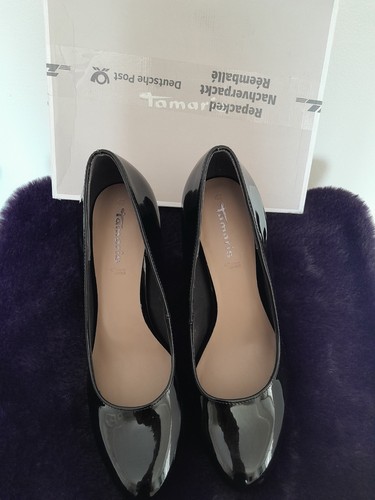 New tamaris black - patent, heels