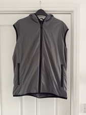 Prada Hooded Gilet Vest Zip Up - XL - Grey