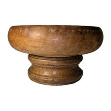 Antique Wooden pedestal Fruit Bowl Sebring Bowl Antique Design