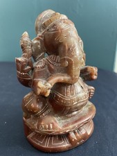 Carved stone ganesha figurine - ganesha,