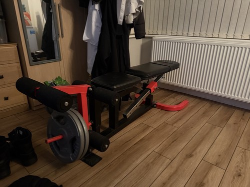 Workout bench with leg - workout,