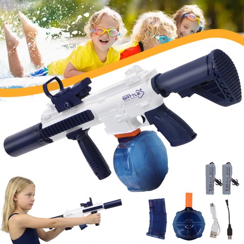 Electric water gun led - gun,
