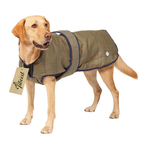 Danish designs tweed dog coat - tweed,
