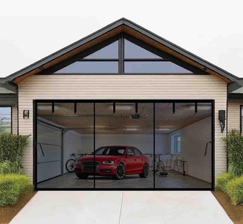 Magnetic garage door - magnetic, screen