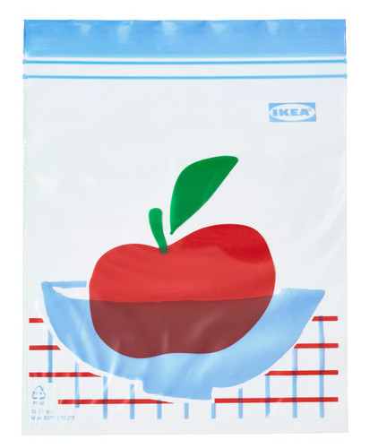 Ikea resealable food - resealable,