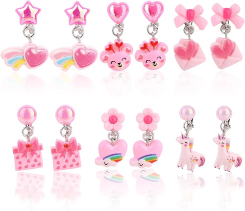 Pairs kids clip earrings - pairs, on