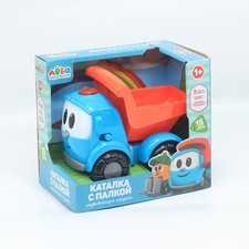 1PCS New Russian Toy Truck Leo - 8 Russian Songs Pull-Back Farm Vehicle Model