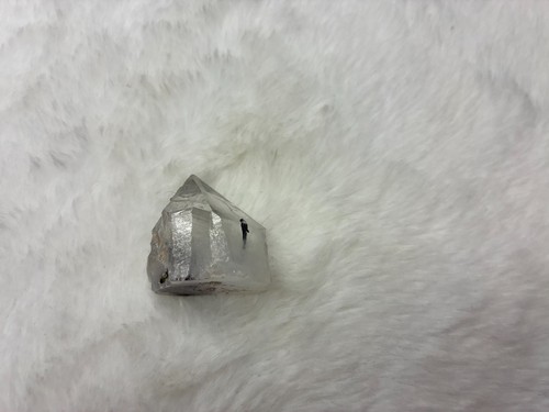 Tourmalinated quartz crystal - quartz,