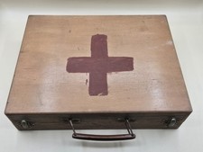 Vintage Wooden First Aid Kit