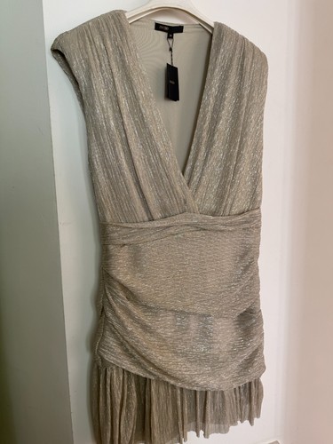 Maje short silver grey gold - short, silver/grey/gold