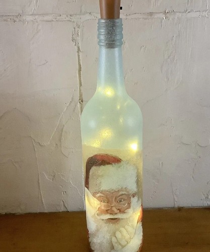 Led light decoupaged - led,
